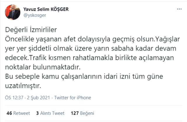 Son Dakika! Selin vurduğu İzmir'de kamu personelleri tam gün idari izinli sayılacak