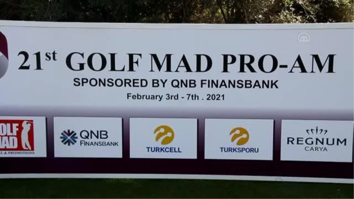 21. Golf Mad Pro-Am Golf Turnuvası başladı