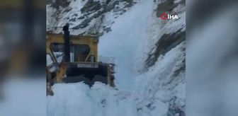 Sağlık ekipleri düşen çığ nedeniyle hastaya 6 saat sonra ulaşabildi