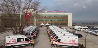 DİYARBAKIR - Sağlık Bakanlığınca Diyarbakır'a gönderilen 22 ambulans törenle hizmete alındı