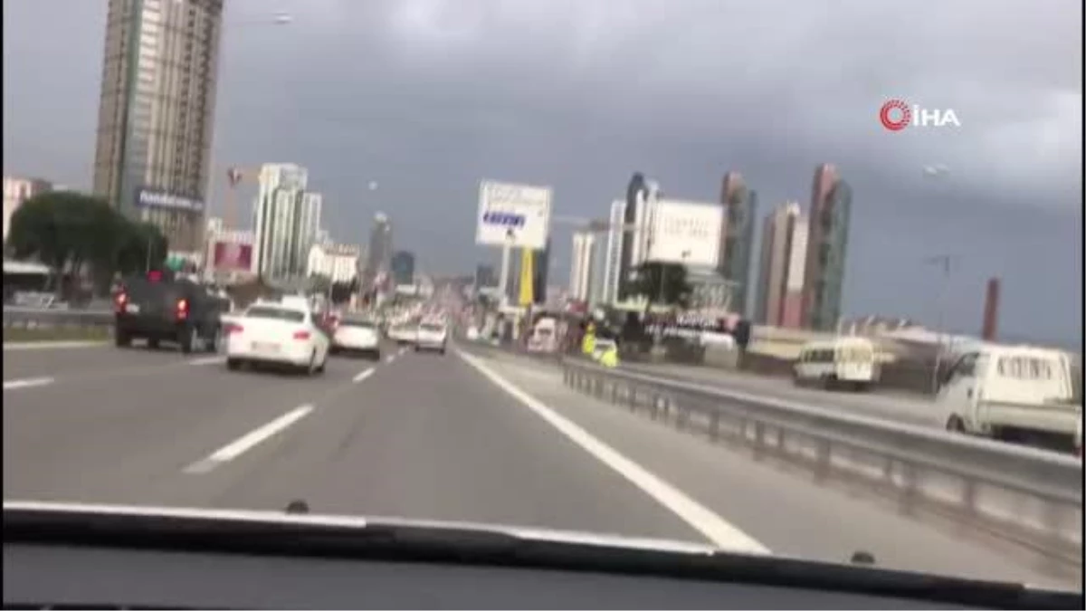 Son dakika haber! İstanbul trafiğinde "makas" terörü kamerada