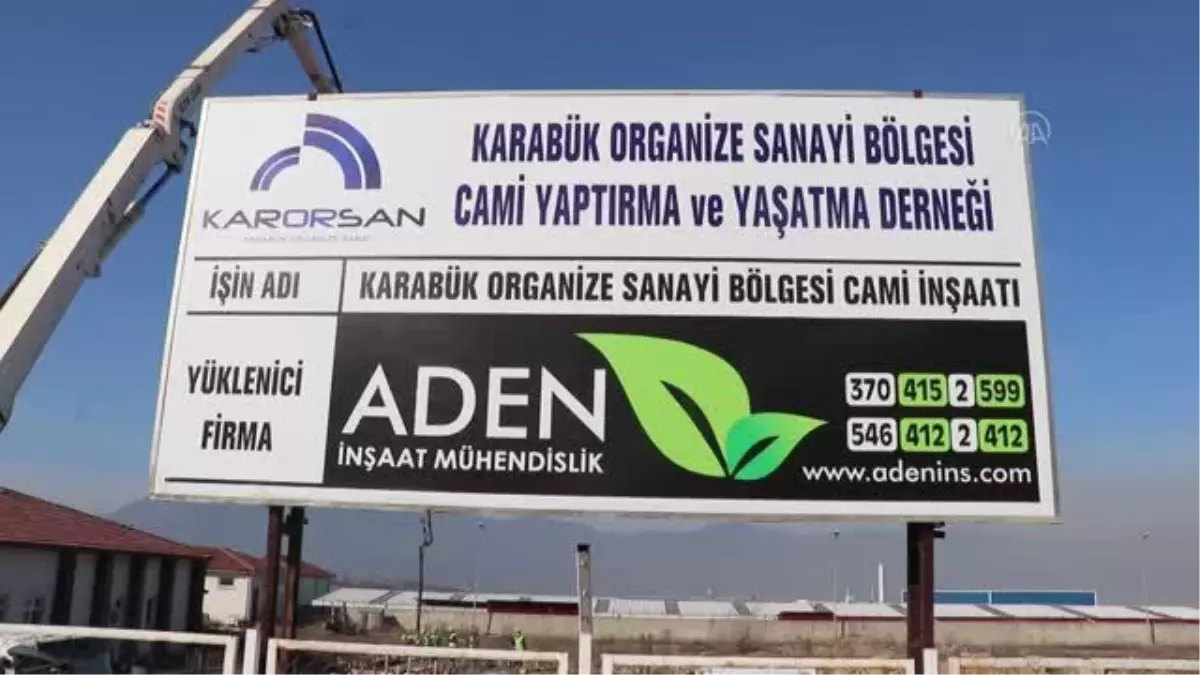 Organize Sanayi Bölgesi Camisi\'nin temeli atıldı