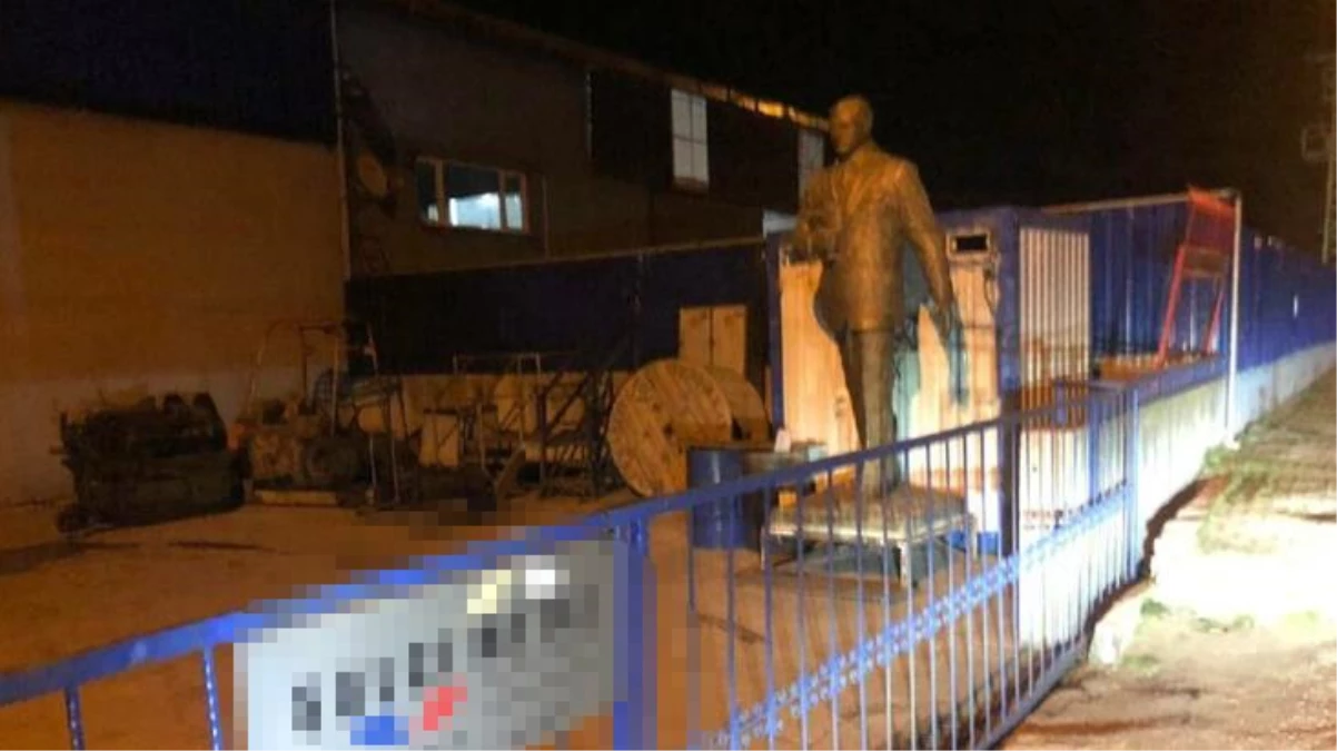 Samsun\'da Atatürk heykelinin hurda diye satıldığı iddiası gündem yarattı! Emniyet\'ten açıklama geldi