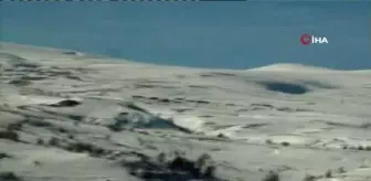 Ardahan'da gündüz güneşli hava, gece kar ve tipi