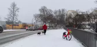 Almanya'da kar yağışı ve soğuk hava hayatı olumsuz etkiliyor