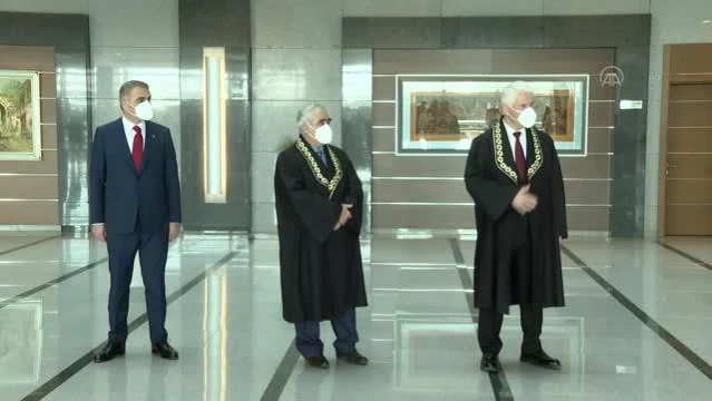 Cumhurbaşkanı Erdoğan, Anayasa Mahkemesi yeni üyesi İrfan Fidan'ın yemin törenine katıldı