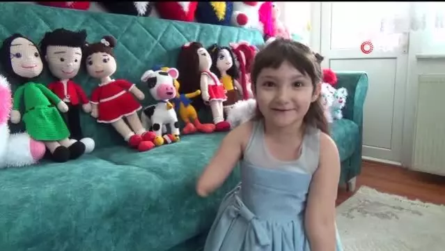Tek kolu ve tek bacağı ile hayata tutunan Elif Su protez bekliyor Tek kolu ve tek bacağı ile hayata tutunan Elif Su protez bekliyor