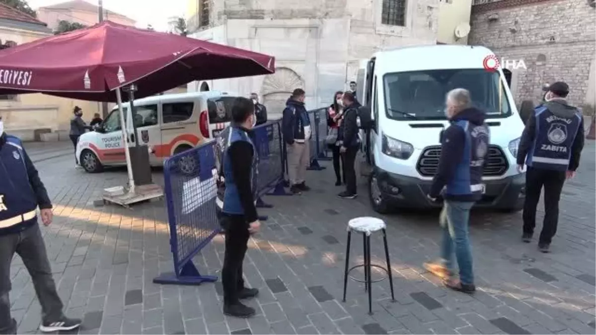 Zabıta memuruna görevi başında doğum günü sürprizi