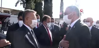 Cumhurbaşkanı Yardımcısı Oktay, KKTC Meclis Başkanı Sennaroğlu ile bir araya geldi