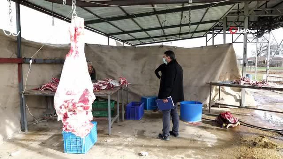 (BURSA- Çiftlikteki kaçak kesime ceza yağdı