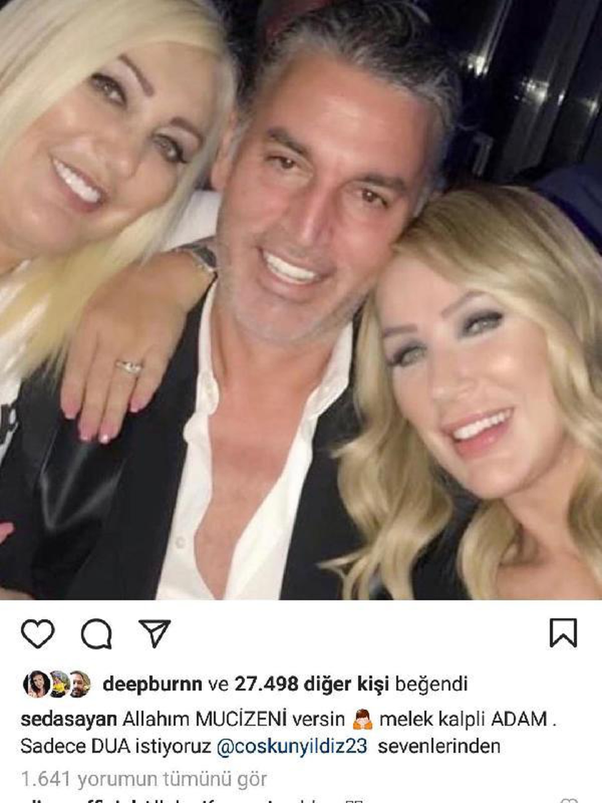 Seda Sayan\'ın eniştesi motosiklet kazasında ağır yaralandı, ünlü şarkıcı sevenlerinden dua istedi