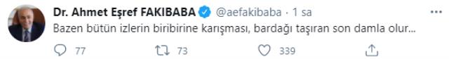AK Partili Fakıbaba'nın sosyal medya paylaşımı akıllara 'İstifa mı edecek?' sorusunu getirdi
