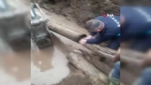 İçme suyu borusundan çıkanı görenler şok oldu