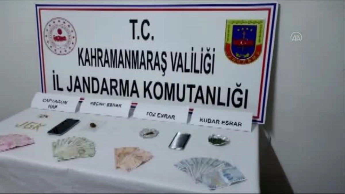 Son dakika gündem: KAHRAMANMARAŞ - Uyuşturucu operasyonunda iki şüpheli yakalandı