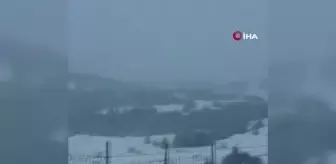 Uludağ'da kar yağışı başladı