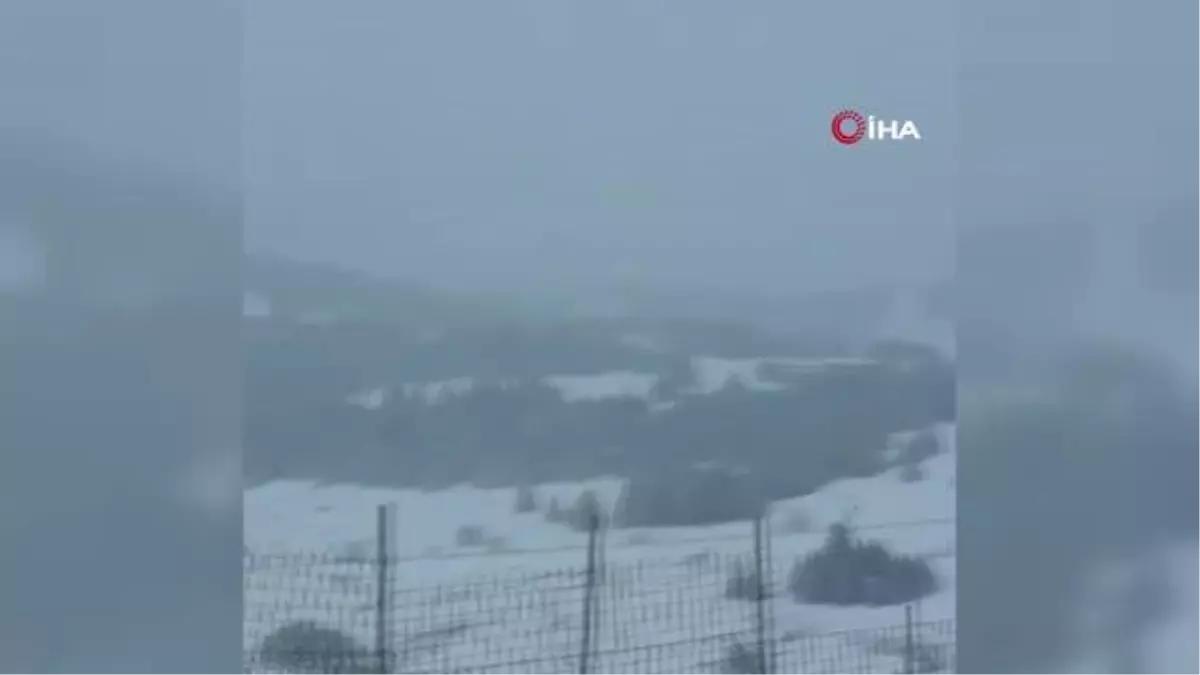 Uludağ'da kar yağışı başladı