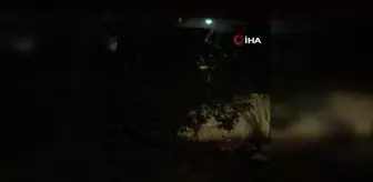 Urla'da dolu yağışı etkili oldu