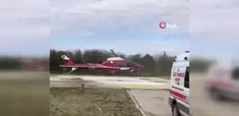 Son dakika haber... Eksi 2 derecede hasta nakli için havalandı