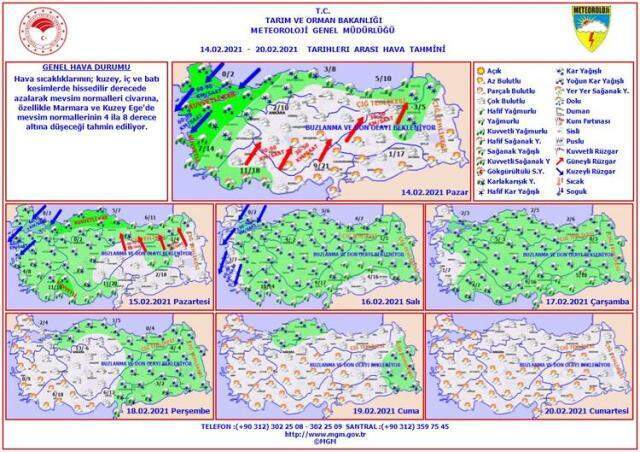 Meteoroloji'nin kar yağışı tahmini değişti! Perşembe günü her şey normale dönecek Meteoroloji'nin kar yağışı tahmini değişti! Perşembe günü her şey normale dönecek