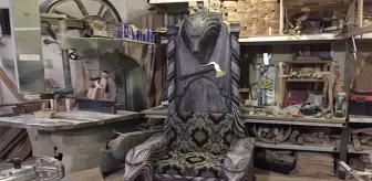 Kocası için Atilla'nın tahtından yaptırdı! Piyasa değeri 10 bin dolar