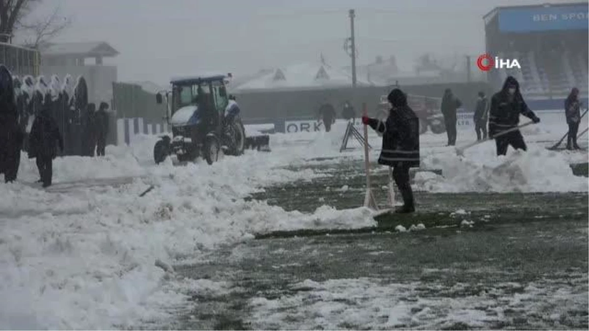 Trakya\'da futbola kar engeli