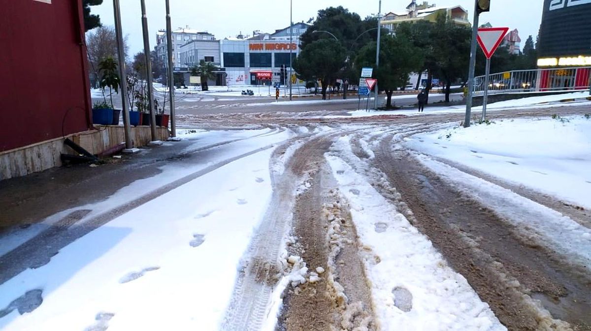 Kar yağışı Kapıdağ\'da etkili oldu