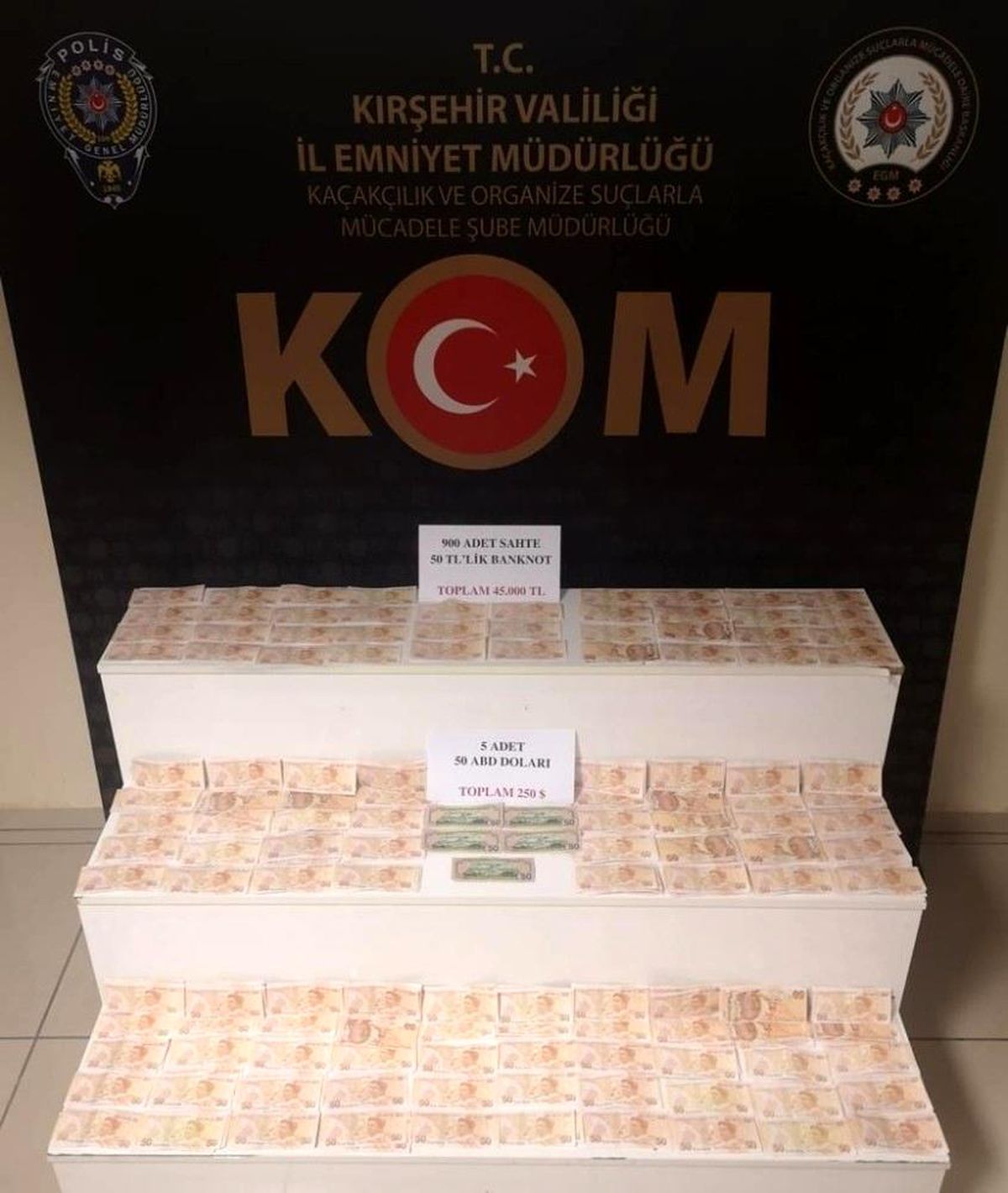 Kırşehir polisinden sahte para operasyonu: 1 gözaltı