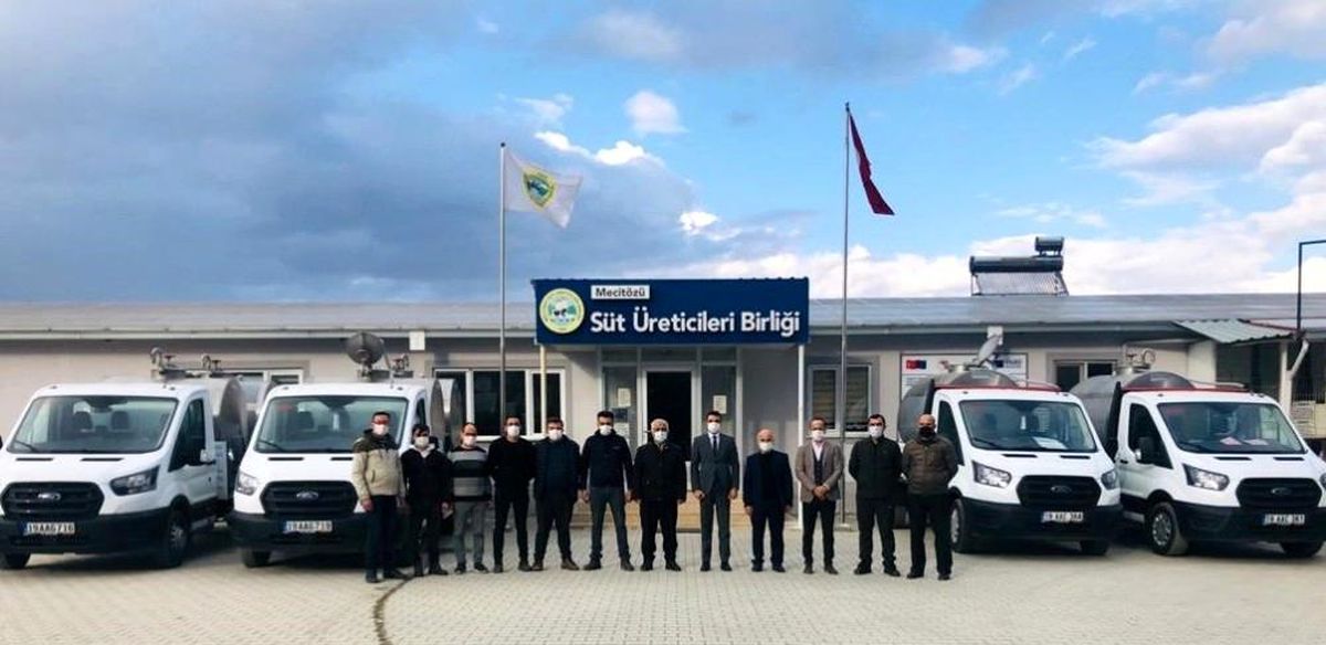 TKDK\'dan Mecitözü Süt Üreticileri Birliği\'ne araç ve makine ekipman desteği