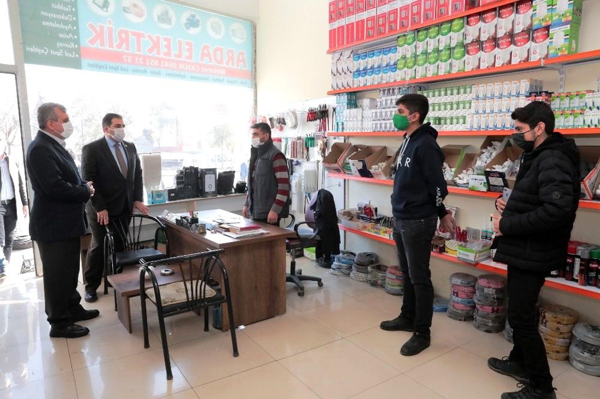Beyazgül esnaf ziyaretlerini sürdürüyor
