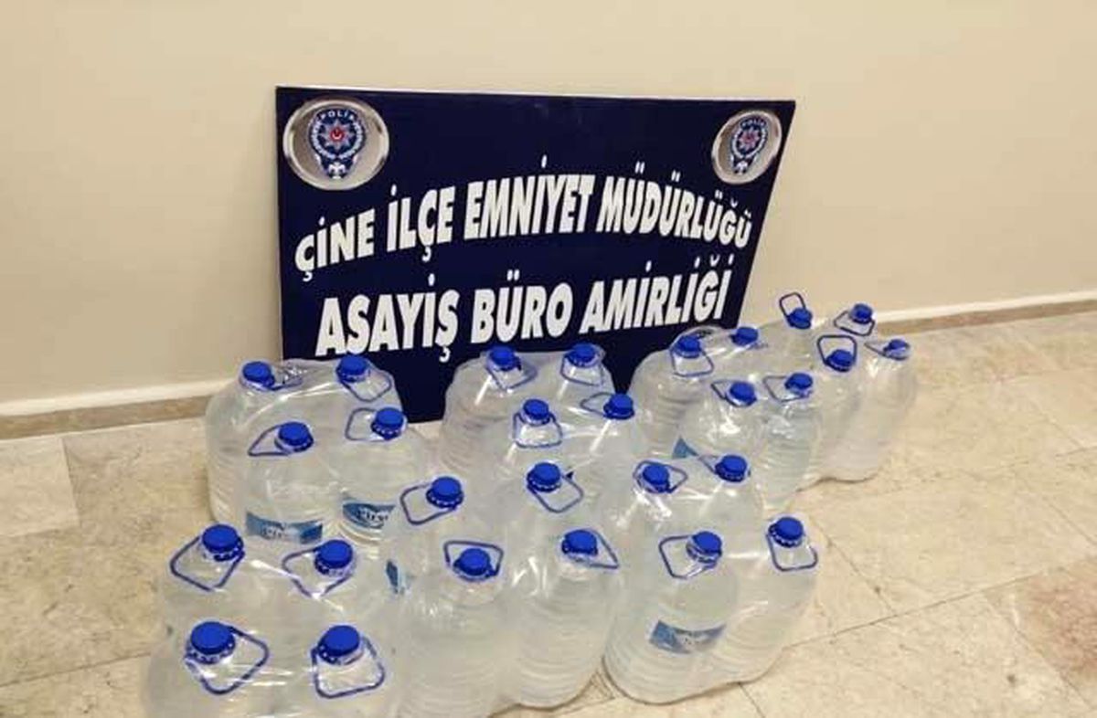 Çine\'de sahte içki satışına suçüstü