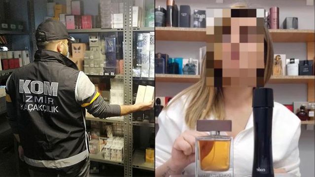Canlı yayında polis baskını! Kaçak ürün tanıtan kadın böyle yakalandı