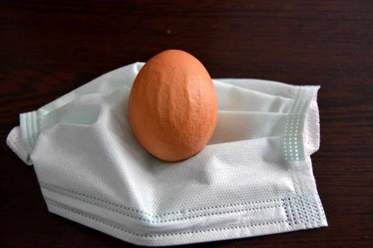 Yumurta üzerindeki 'Allah' ve 'Muhammed' lafzı görenleri şaşırtıyor