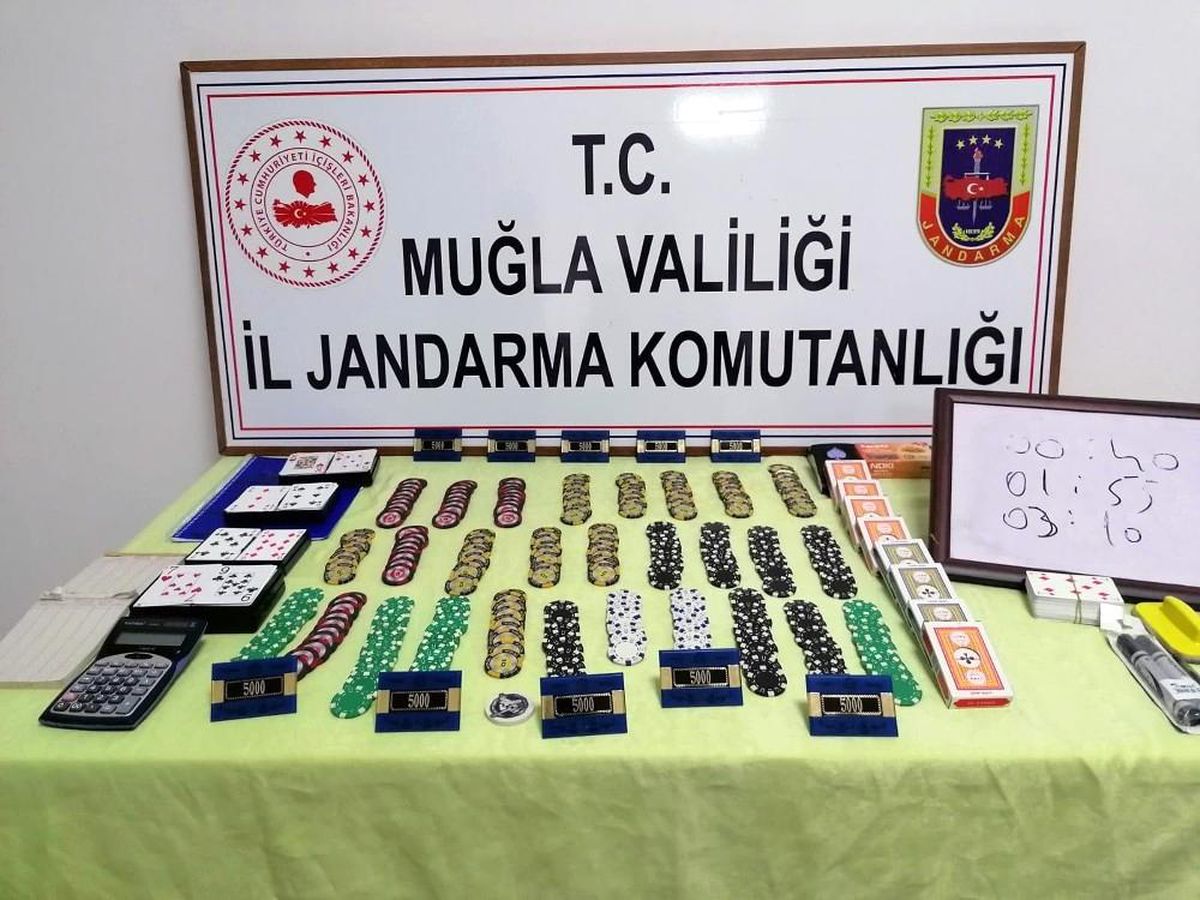18 kişiye 56 bin 448 TL kumar cezası