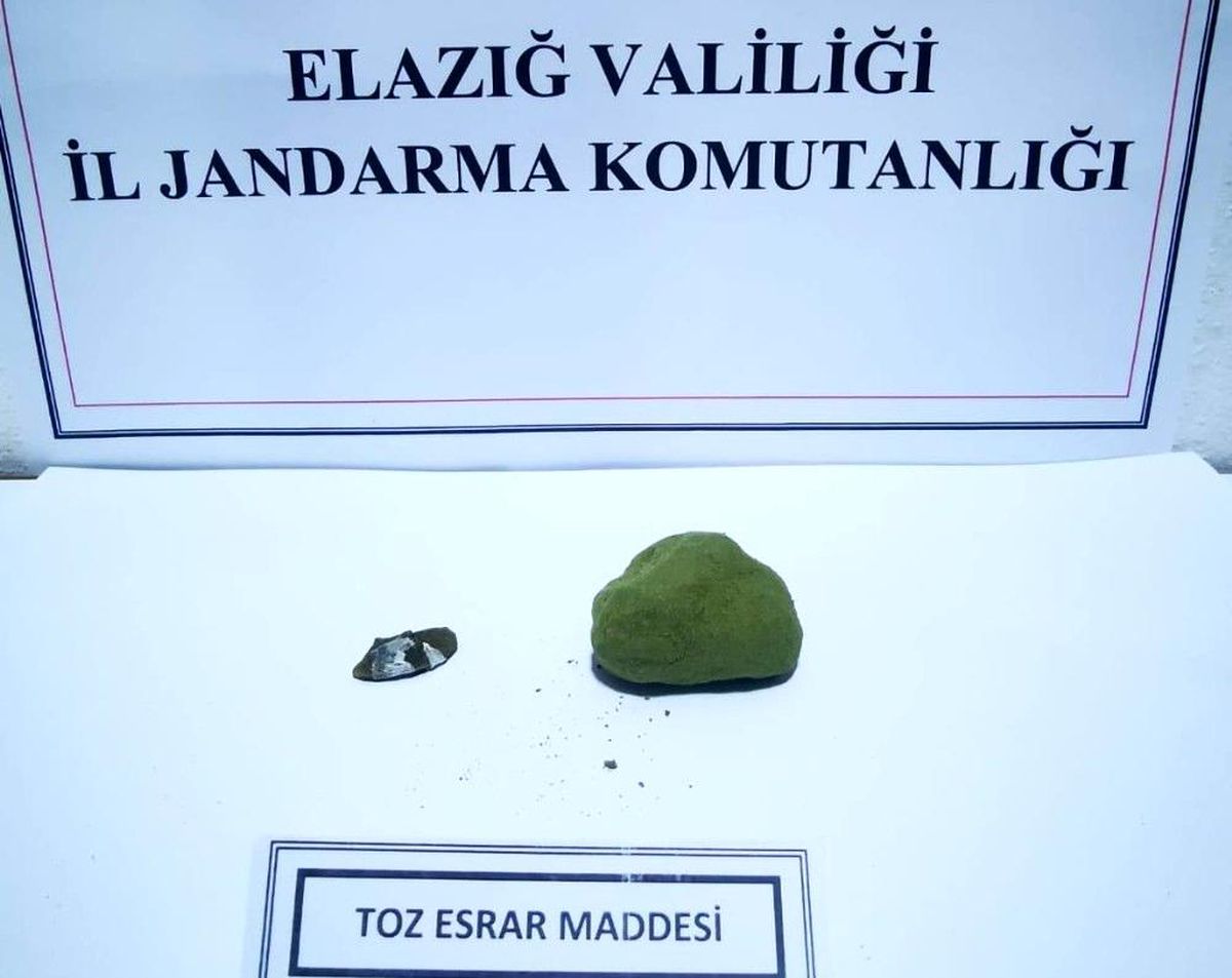 Elazığ\'da uyuşturucu ile mücadele: 2 gözaltı