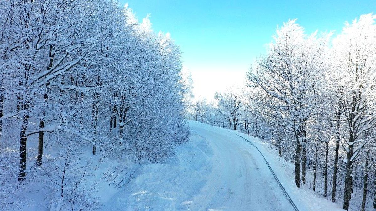 Kartepe\'de kar kalınlığı bir metreye ulaştı