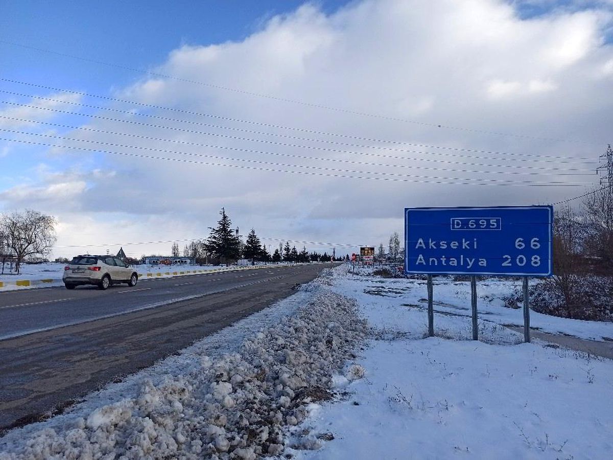 Konya Antalya Karayolunda trafik normale döndü