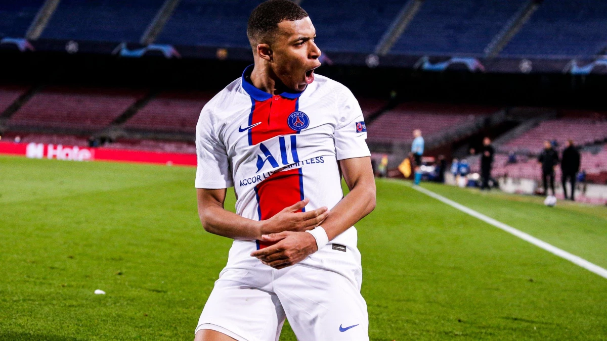 Kylian Mbappe, Barcelona\'ya Camp Nou\'da hat-trick yapan ikinci futbolcu oldu