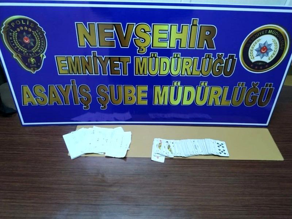 Nevşehir\'de kumar oynanan dernek basıldı