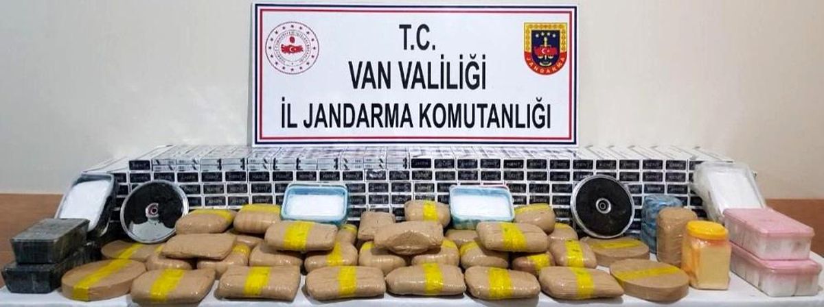 Van\'da bir evde 69 kilogram uyuşturucu ele geçirildi