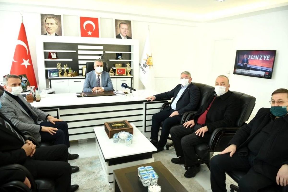 Başkan Aşgın\'dan Ahlatçı\'ya hayırlı olsun ziyareti