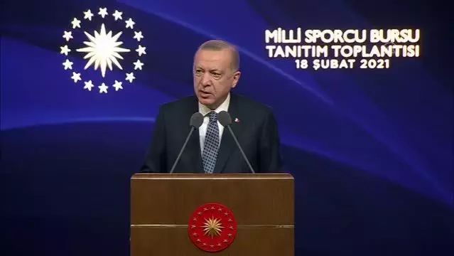 Cumhurbaşkanı Erdoğan: Sporcularımıza sağladığımız desteklerin karşılığını tüm branşlarda artan madalya sayısıyla görmeye başladık 