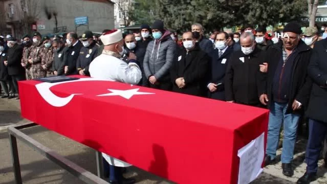 Kalbine yenik düşerek şehit olan Barak, son yolculuğuna uğurlandı