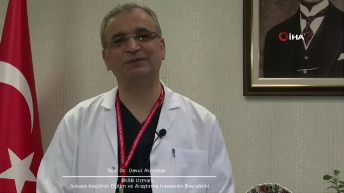 Kulak Burun Boğaz Uzmanı Akduman: "En büyük koruyucumuz esasında maskemiz"