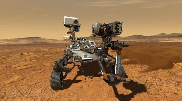 Tarihi gün! NASA'nın uzay aracı Mars'a iniş yaptı