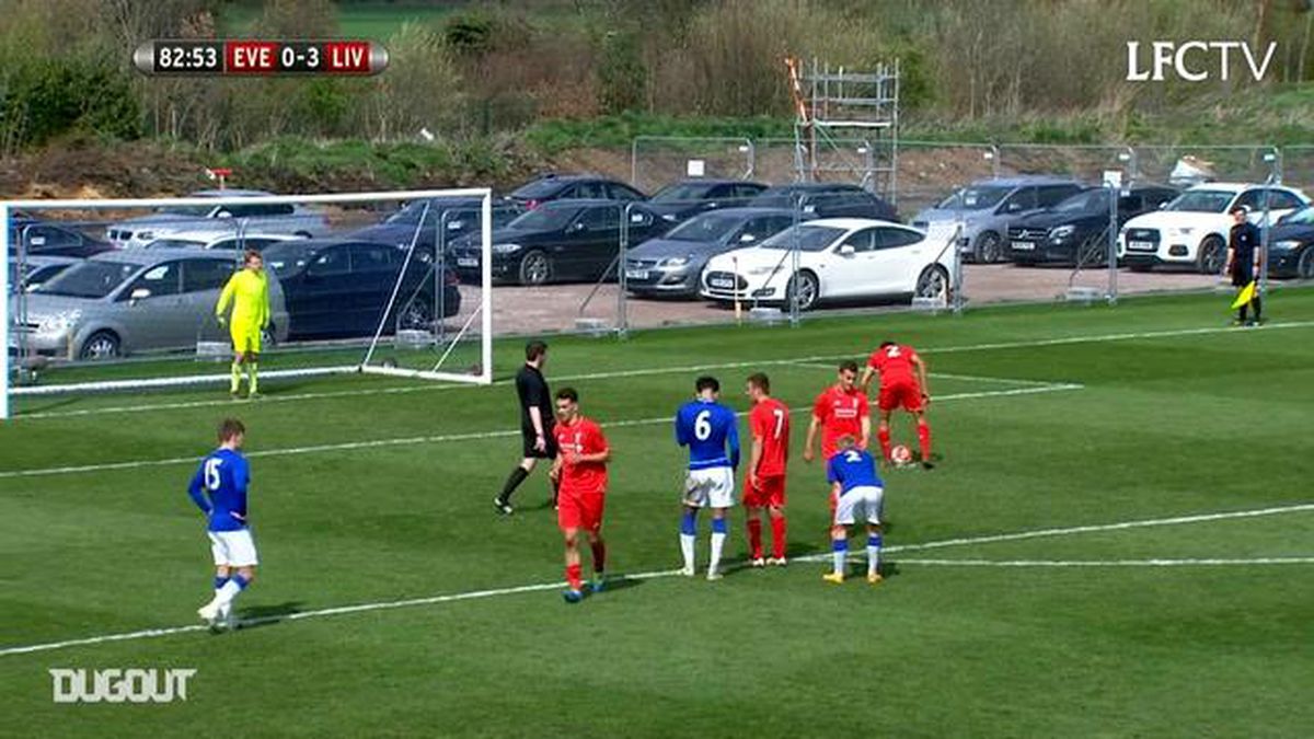Trent Alexander-Arnold\'ın U18 Merseyside Derbisi\'nde Attığı Gol
