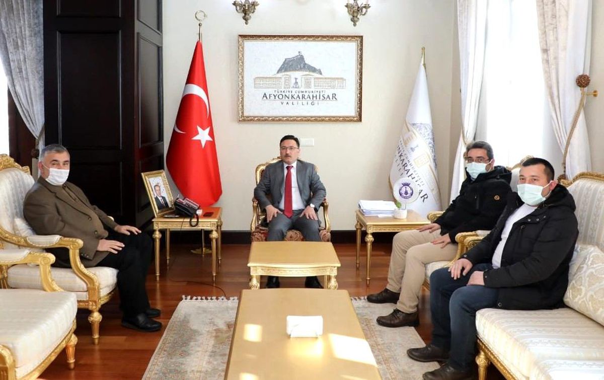 Vali Gökmen Çiçek, İHA heyetini kabul etti