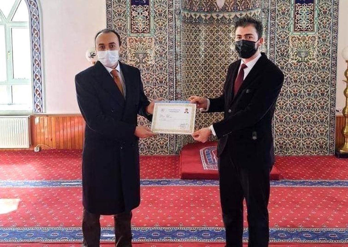 Başarılı İmam ödüllendirildi