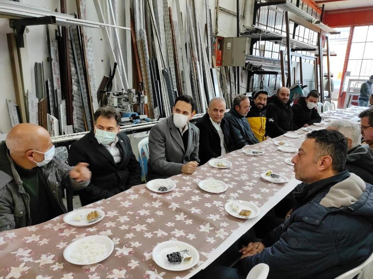 Başkan Makas, esnaf sofrasına misafir oldu