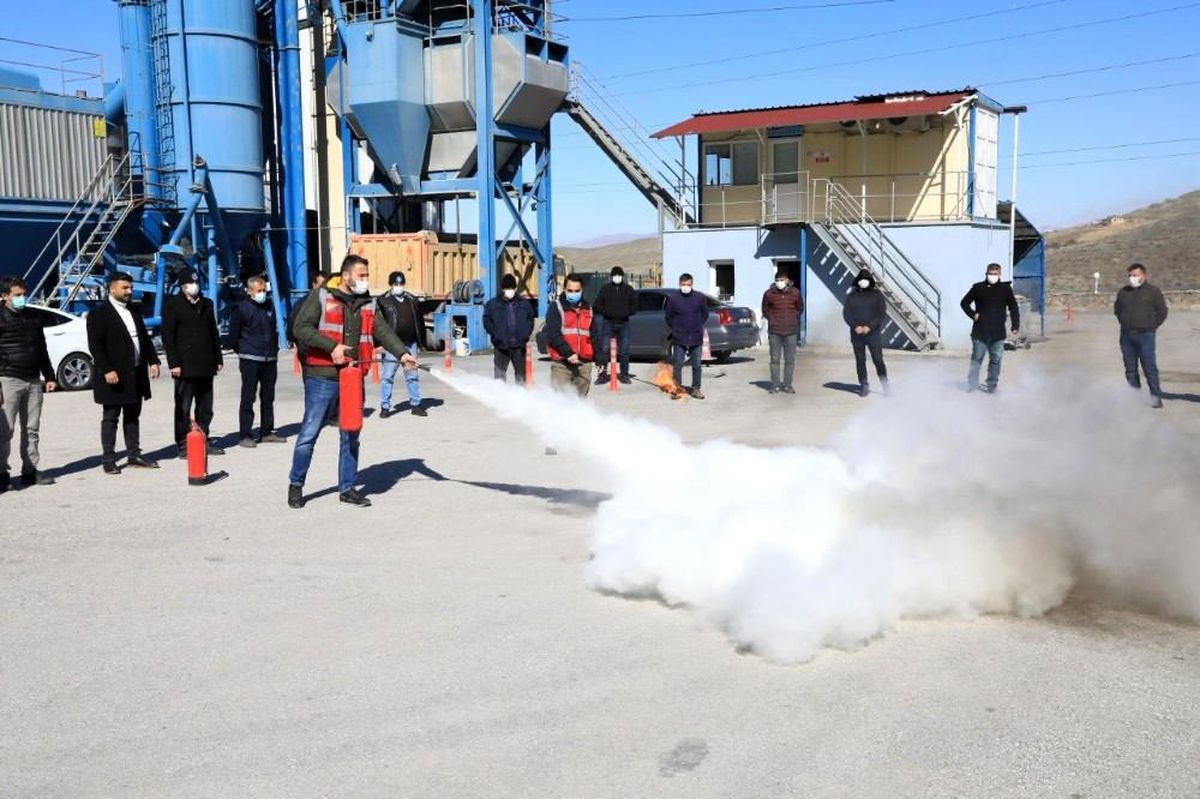 Battalgazi Belediyesi\'nde yangın tatbikatı
