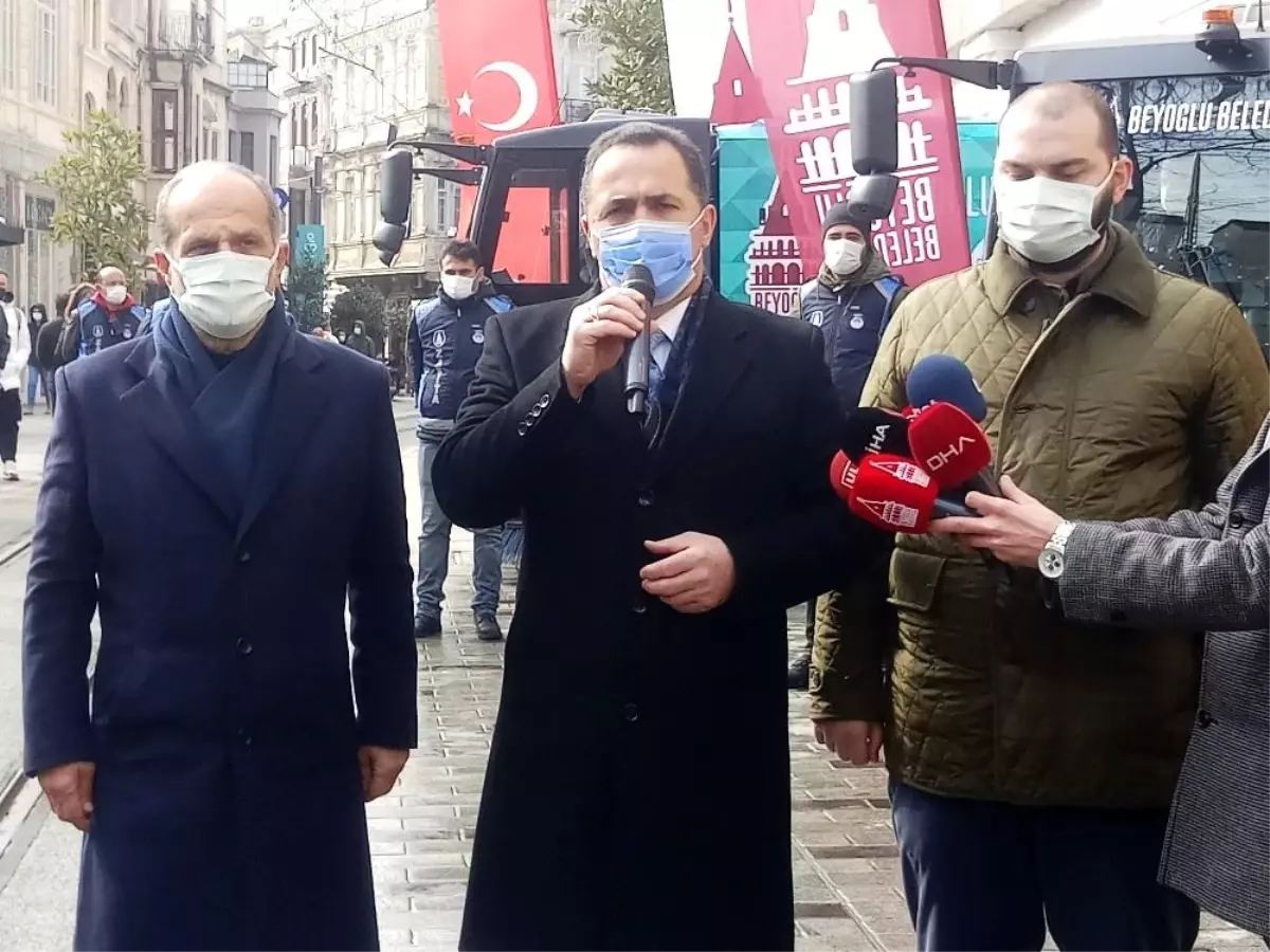 Beyoğlu sokaklarını yeri ve milli temizlik araçları temizleyecek